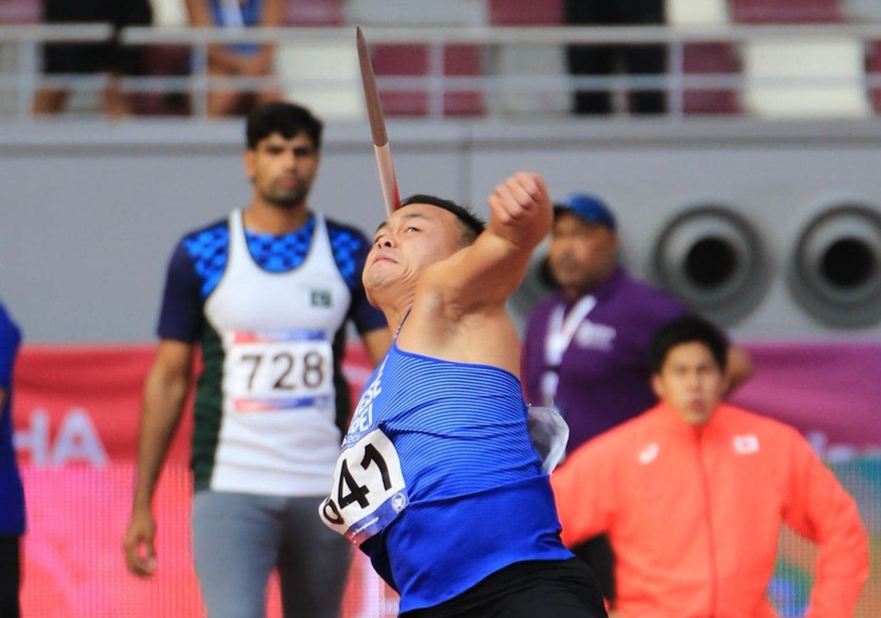 Taiwan wins gold in Asian Athletics Championships javelin event News